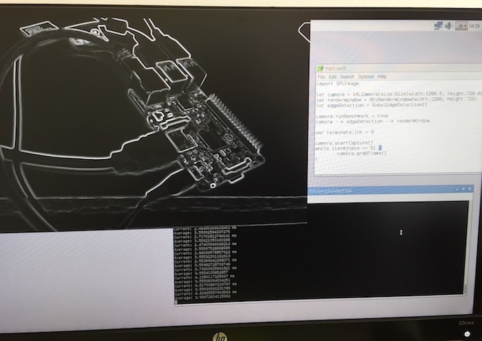 Sobel edge detection on Raspberry Pi