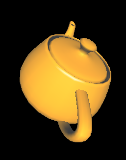 OpenGL teapot sample